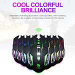 Mouse wireless da gioco RGB T-WOLF Q13 2,4 GHz 6 tasti