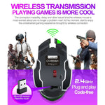 Mouse wireless da gioco RGB T-WOLF Q13 2,4 GHz 6 tasti