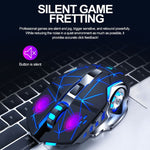 Mouse wireless da gioco RGB T-WOLF Q13 2,4 GHz 6 tasti