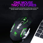 Mouse wireless da gioco RGB T-WOLF Q13 2,4 GHz 6 tasti