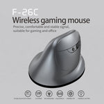Mouse wireless verticale ZELOTES F-26C 2.4G+Bluetooth 8 tasti