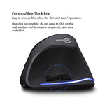 Mouse wireless ergonomico ricaricabile ZELOTES F35 6 tasti
