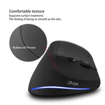 Mouse wireless ergonomico ricaricabile ZELOTES F35 6 tasti