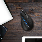 Mouse wireless ergonomico Zelotes F36A a 6 pulsanti