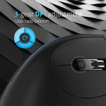 Mouse wireless ergonomico Zelotes F36A a 6 pulsanti