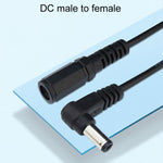 Cavo prolunga DC 5,5x2,1 mm maschio-femmina 20 cm