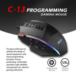 Mouse da gioco Zelotes C13 13 tasti RGB programmabile