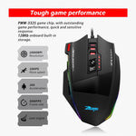 Mouse da gioco Zelotes C13 13 tasti RGB programmabile