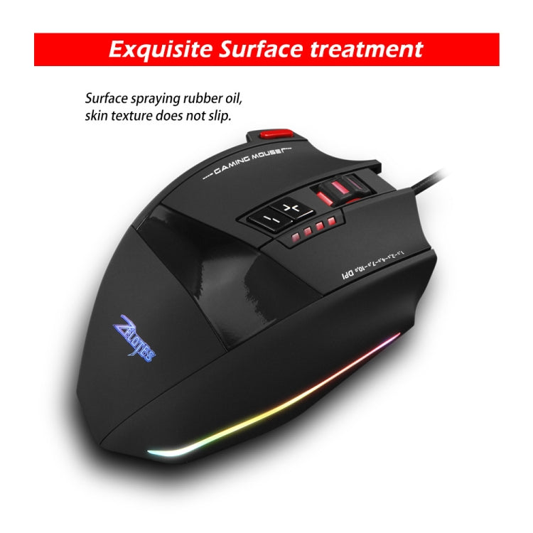 Mouse da gioco Zelotes C13 13 tasti RGB programmabile