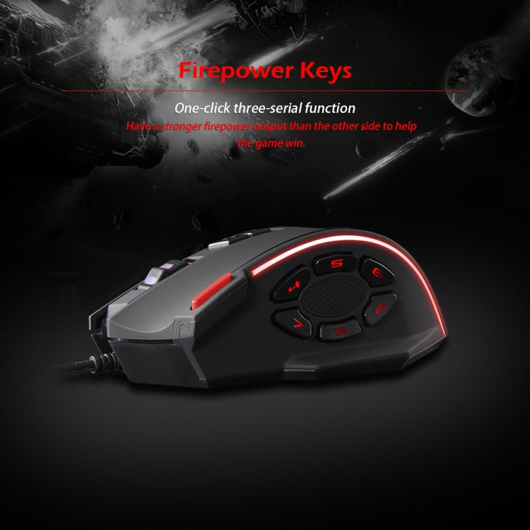 Mouse da gioco Zelotes C13 13 tasti RGB programmabile