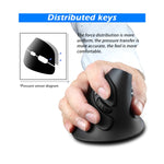 Mouse wireless ergonomico verticale ZELOTES F17 6 pulsanti