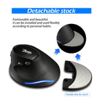Mouse wireless ergonomico verticale ZELOTES F17 6 pulsanti