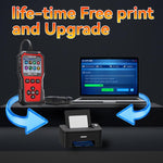 Lettore codici motore OBDII KW340 con display TFT 2,8 pollici