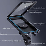 Supporto impermeabile girevole per cellulare bici 5,5-6,9"