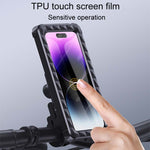 Supporto impermeabile girevole per cellulare bici 5,5-6,9"