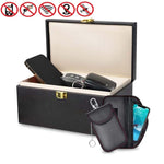 Scatola protettiva RFID 3 in 1 con portachiavi antimagnetico