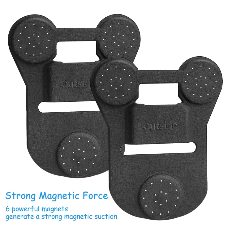Supporto magnetico clip indossabile per bodycam