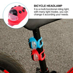 Faro LED in silicone per bicicletta a coccinella