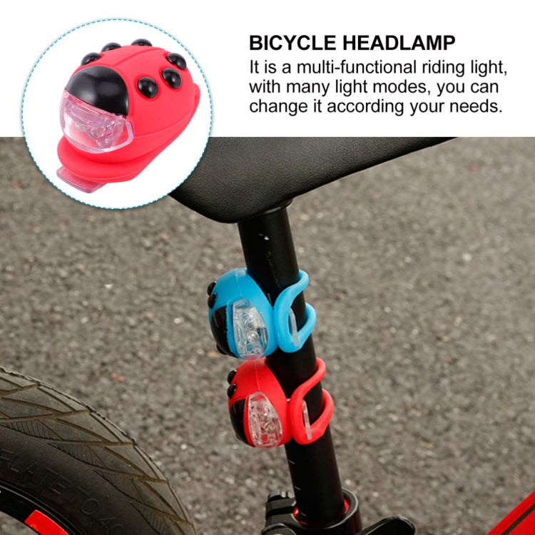 Faro LED in silicone per bicicletta a coccinella
