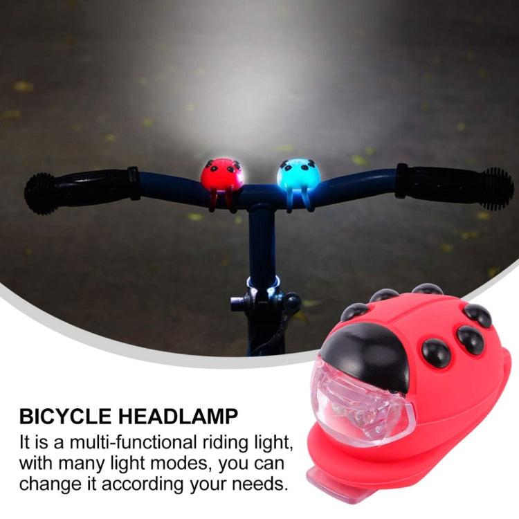 Faro LED in silicone per bicicletta a coccinella