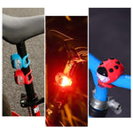 Faro LED in silicone per bicicletta a coccinella