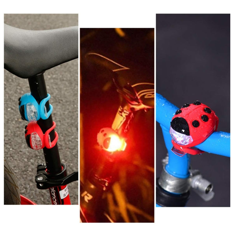 Faro LED in silicone per bicicletta a coccinella