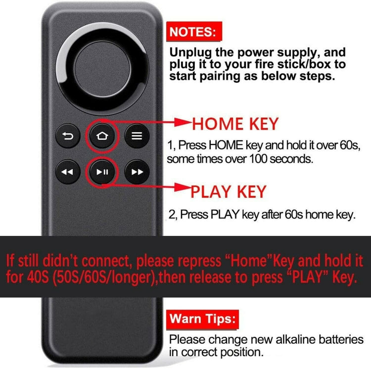 CV98LM Telecomando Bluetooth per Amazon Fire TV Stick / Fire TV Box, For Amazon Fire TV CV98LM