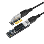 Cavo estensione PCI-E X1 3.0 con alimentazione 0,3-1,5m