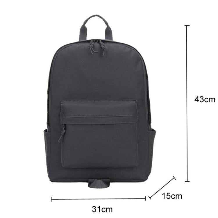 Zaino grande capacità per laptop con cerniera antifurto