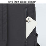 Zaino grande capacità per laptop con cerniera antifurto