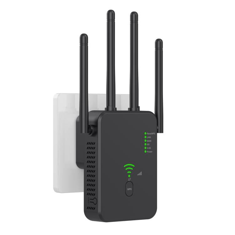 Ripetitore wireless Urant U10 300Mbps 2.4G WiFi con 4 antenne