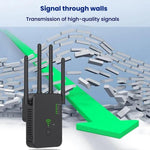 Ripetitore wireless Urant U10 300Mbps 2.4G WiFi con 4 antenne