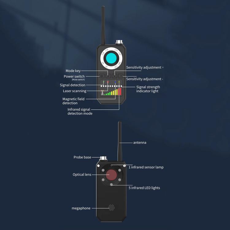 Rilevatore segnali wireless GPS anti-monitoraggio AK700