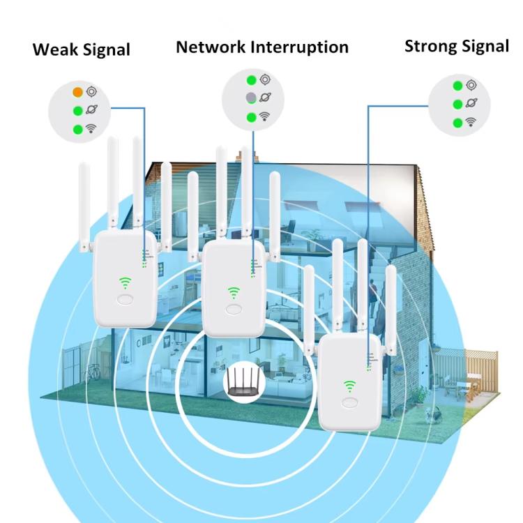 Ripetitore WiFi Urant U11 300Mbps 2.4GHz con WPS