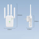 Ripetitore WiFi Urant U11 300Mbps 2.4GHz con WPS