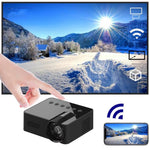 YT100 Supporta 1080P Mini proiettore portatile WiFi Mirroring wireless per smartphone iOS Android