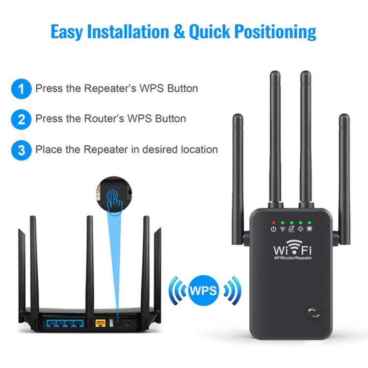 Ripetitore WiFi Urant U9 300Mbps 2.4G con WPS