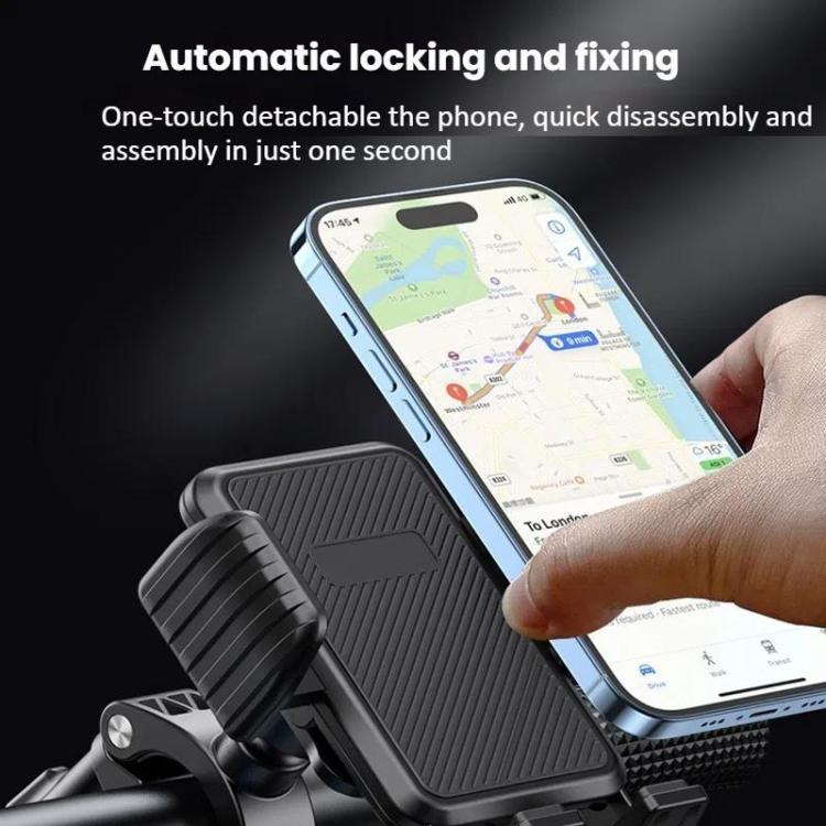 Supporto cellulare con assorbimento urti per bici e moto