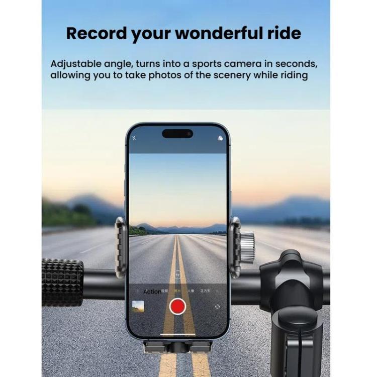 Supporto cellulare con assorbimento urti per bici e moto