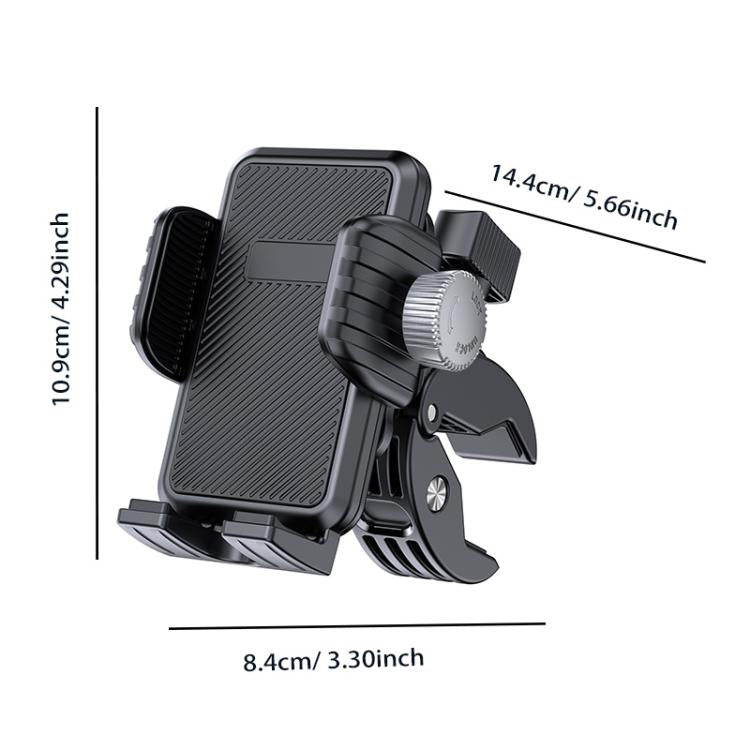 Supporto cellulare con assorbimento urti per bici e moto