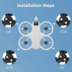 Protezione eliche drone DJI Neo 2 paia in PC