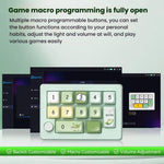 Tastiera meccanica da gioco wireless RGB tri-mode 12 tasti