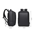 Zaino impermeabile per laptop 15,6" con porta USB