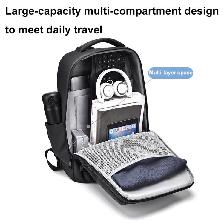 Zaino impermeabile per laptop 15,6" con porta USB