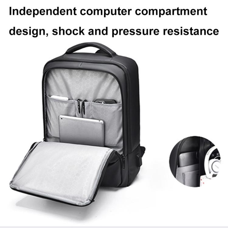 Zaino impermeabile per laptop 15,6" con porta USB