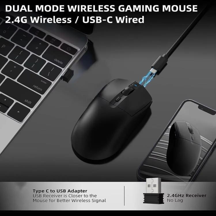 Ajazz AJ139 Pro Mouse Gaming Wireless e Cablato