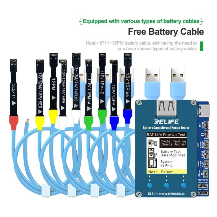 Tester stato batteria RELIFE XA2 Pro senza cavi