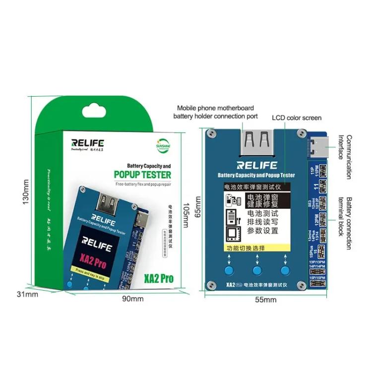 Tester stato batteria RELIFE XA2 Pro senza cavi