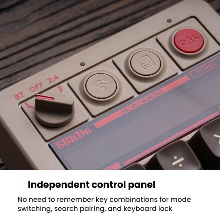 Tastiera numerica meccanica 8BitDo Retro18 con connessione tri-mode