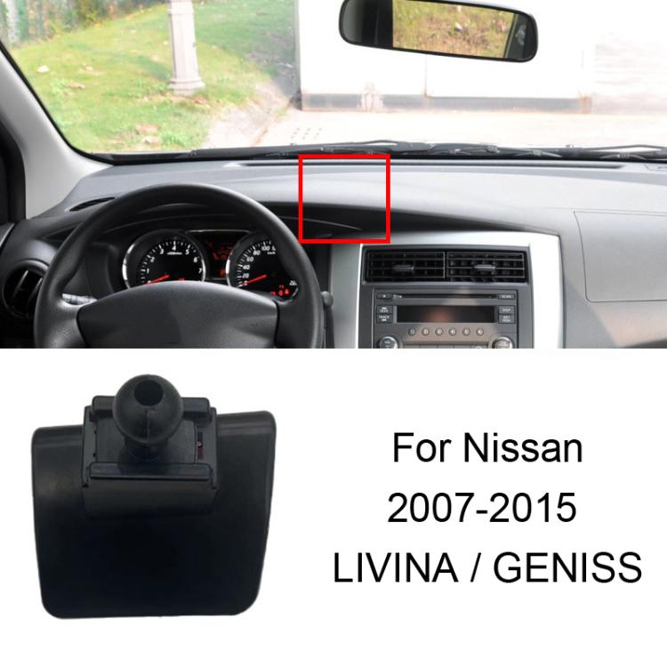 Base montaggio supporto cellulare per Nissan Sunny e Livina